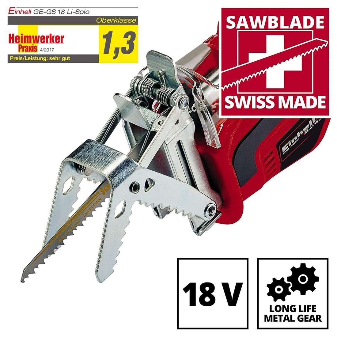 Einhell GE-GS 18 Li-Solo Akülü Dal Kesme - 3408220