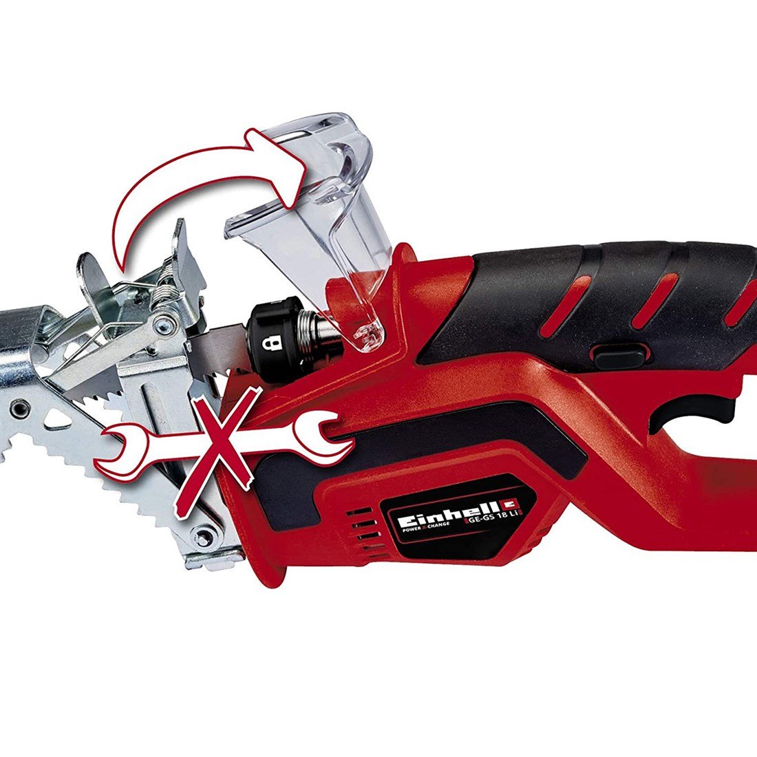 Einhell GE-GS 18 Li-Solo Akülü Dal Kesme - 3408220