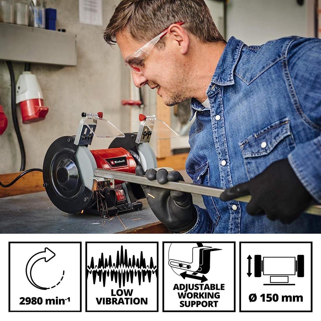 Einhell TC-BG Taş Motoru 150 - 4412632