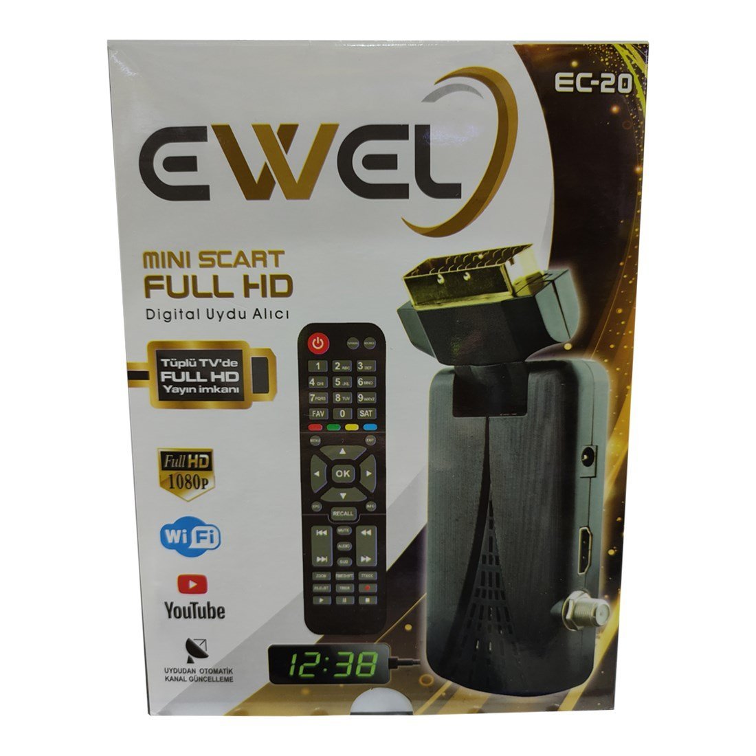 Evvel EC-20 Scart Ve Hdmi Uydu Alıcısı 