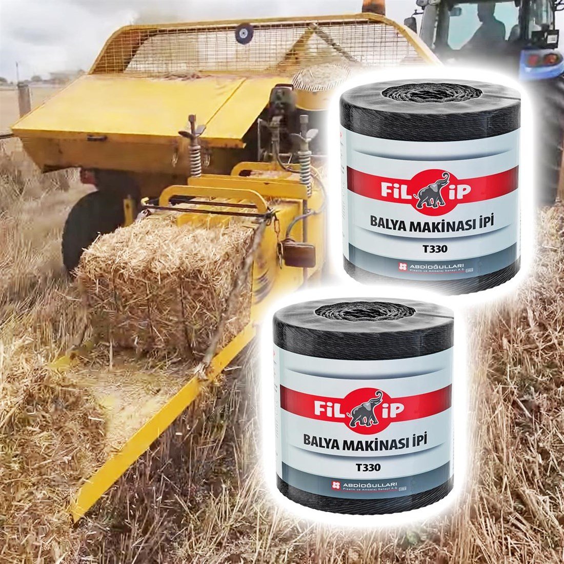 FİL İP Poliproplen Balya Makinesi İpi T330 10 Kg