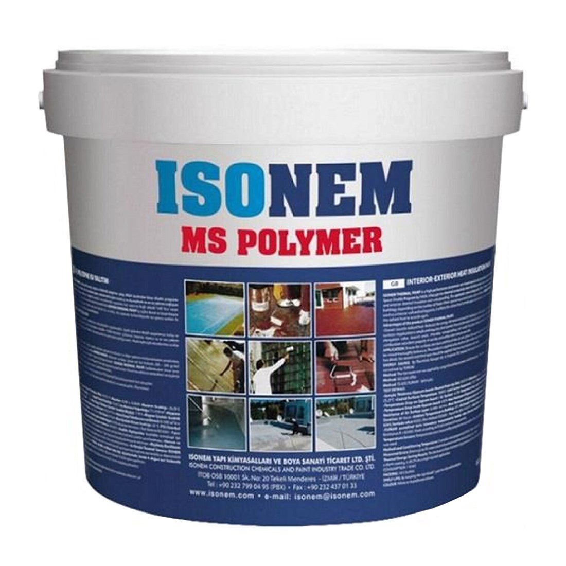 Isonem Ms Polymer Gri 18 Kg % 300 Elastik Su Yalıtım Malzemesi