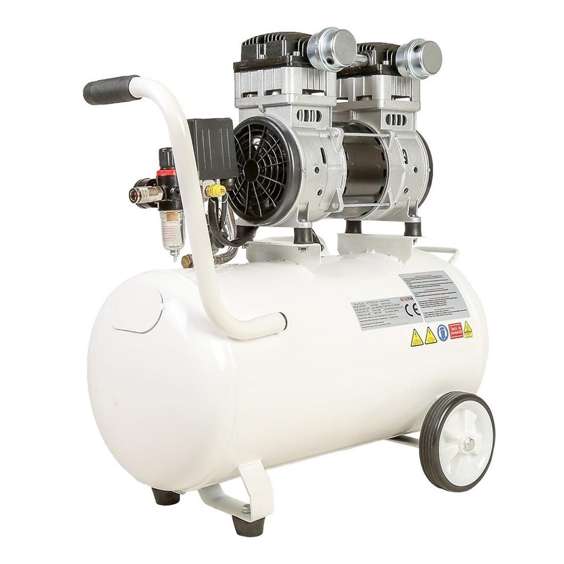 Kuletaş Sessiz Yağsız Hava Kompresörü 50Lt 1,5Hp