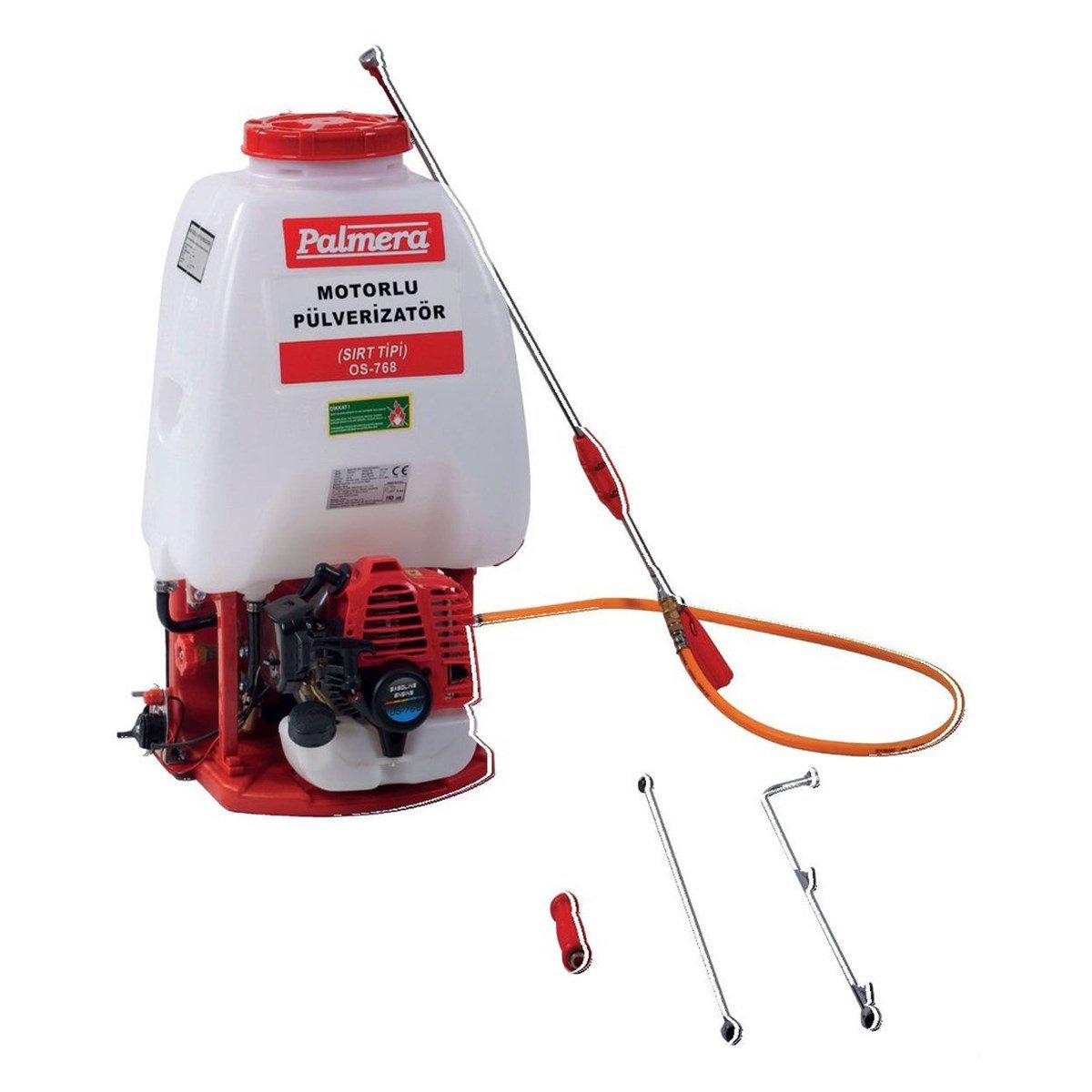PALMERA OS-768 SIRT İLAÇLAMA 2HP 25LT YÜKSEK BASINÇ OS-768