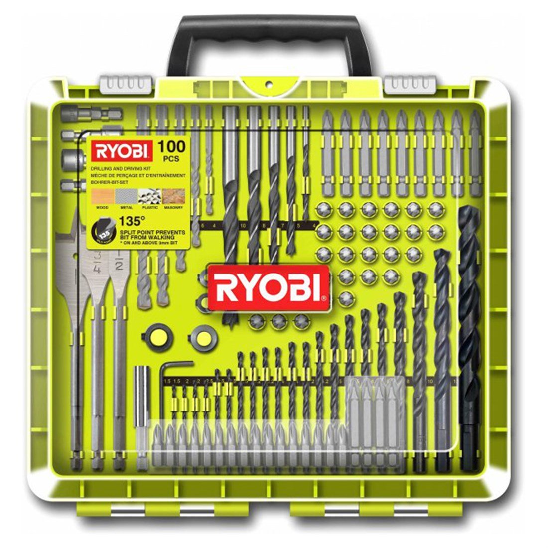 Ryobi RAKDD100 Aksesuar Seti (100 PARÇA) T5132004666