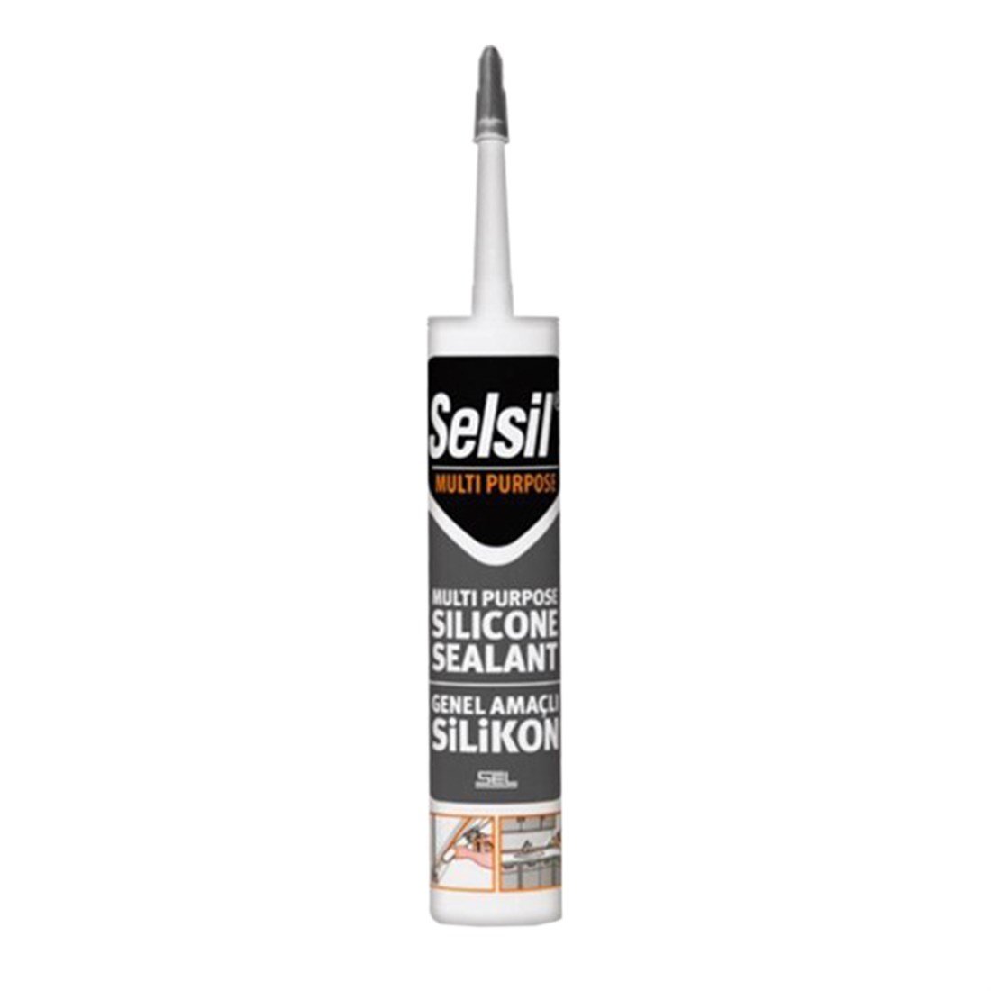 Selsil Genel Amaçlı Silikon 280gr Beyaz 
