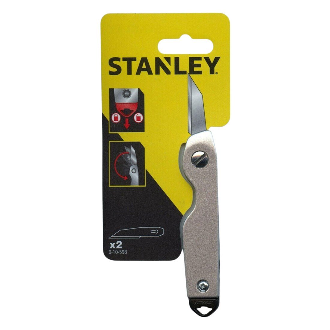 Stanley Maket Bıçağı 110mm Katlanabilir Çakı - 0-10-598