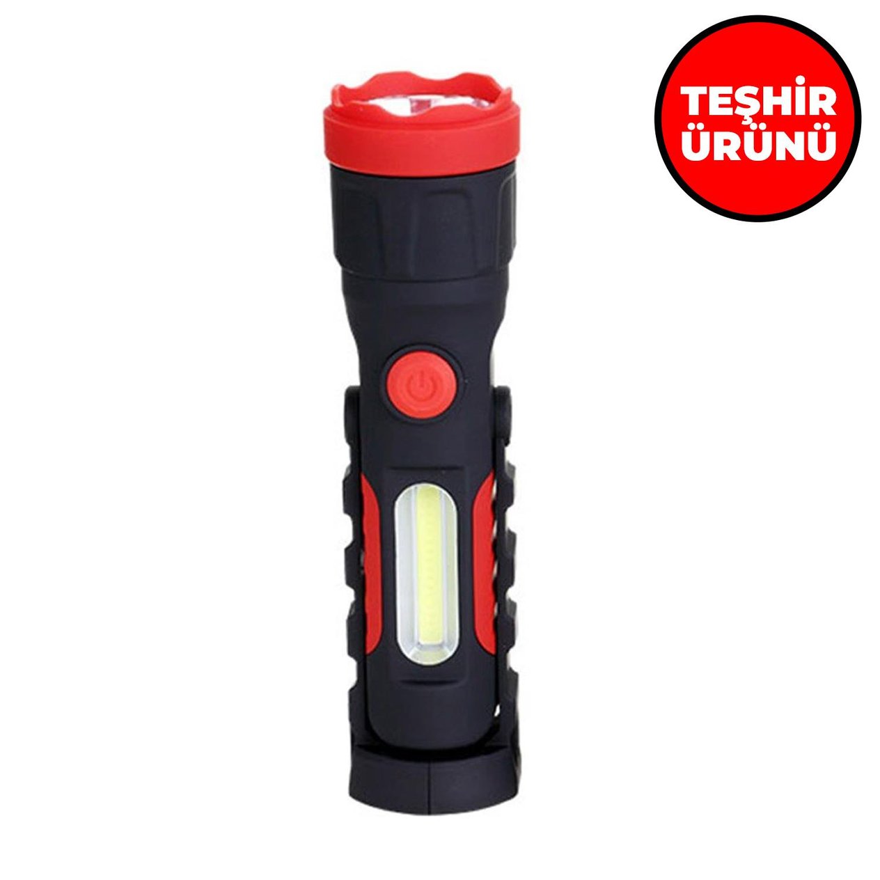 TEŞHİR S-link SL-F999 3W+3W Ledli Dönen Stantlı Pilli Led El Feneri 35939