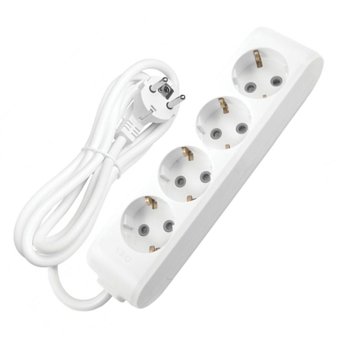 Viko Multi-let Dörtlü Priz Topraklı Kablolu (Çocuk Korumalı ) 5 Mt  VK-90113405