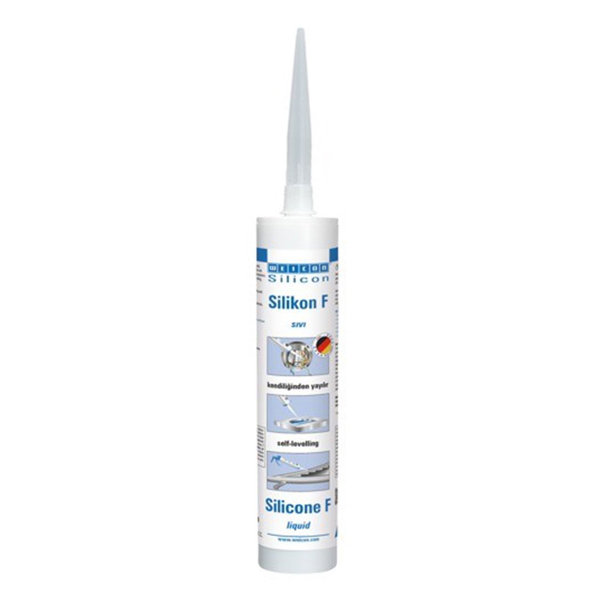 WEİCON Silikon F-SIVI Şeffaf 310 ml 13200310-39