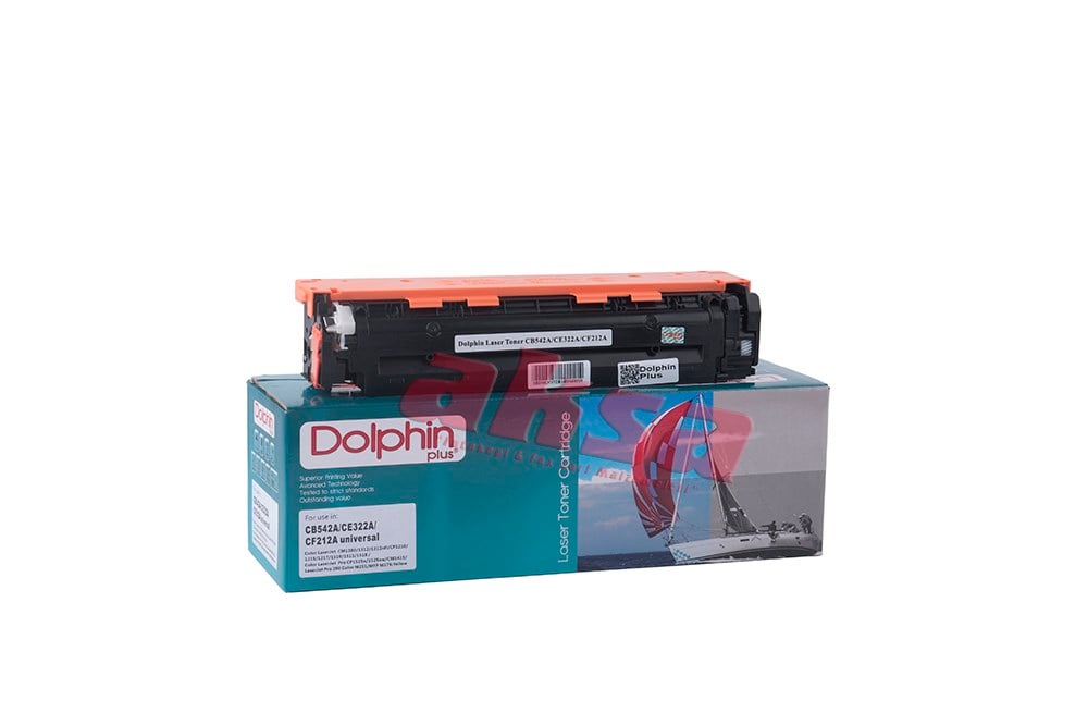 HP CB  542A CE 322A CF 212A CRG 731 716 316 131 331 116 Dolphin Yellow Toner   CM 1300/ 1312/nfi/ CP 1210/ 1215/ 1217/ 1510/ 1515/ 1518/Pro CP 1525n/nw/CM 1415  Pro 200 Color M251/ MFP M276, Canon MF 628/ 626/ 624/ 623/ 621cn/ 8280/ 8250