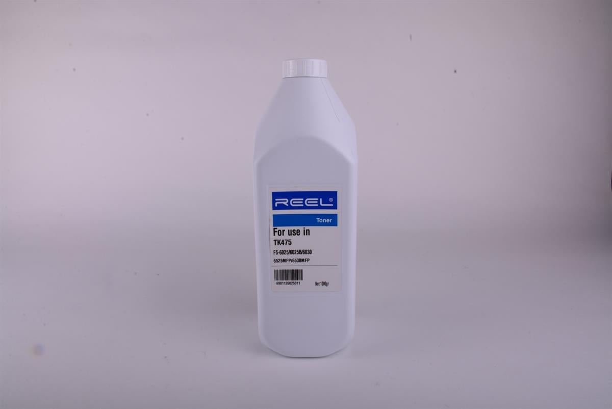 KYOCERA TK 475 Reel Toner 1kg Şişe FS 6025 6025B 6030 6525MFP 6530MFP   FS 6025, 6025B, 6030,  6525MFP, 6530MFP KOLİ 12'LU