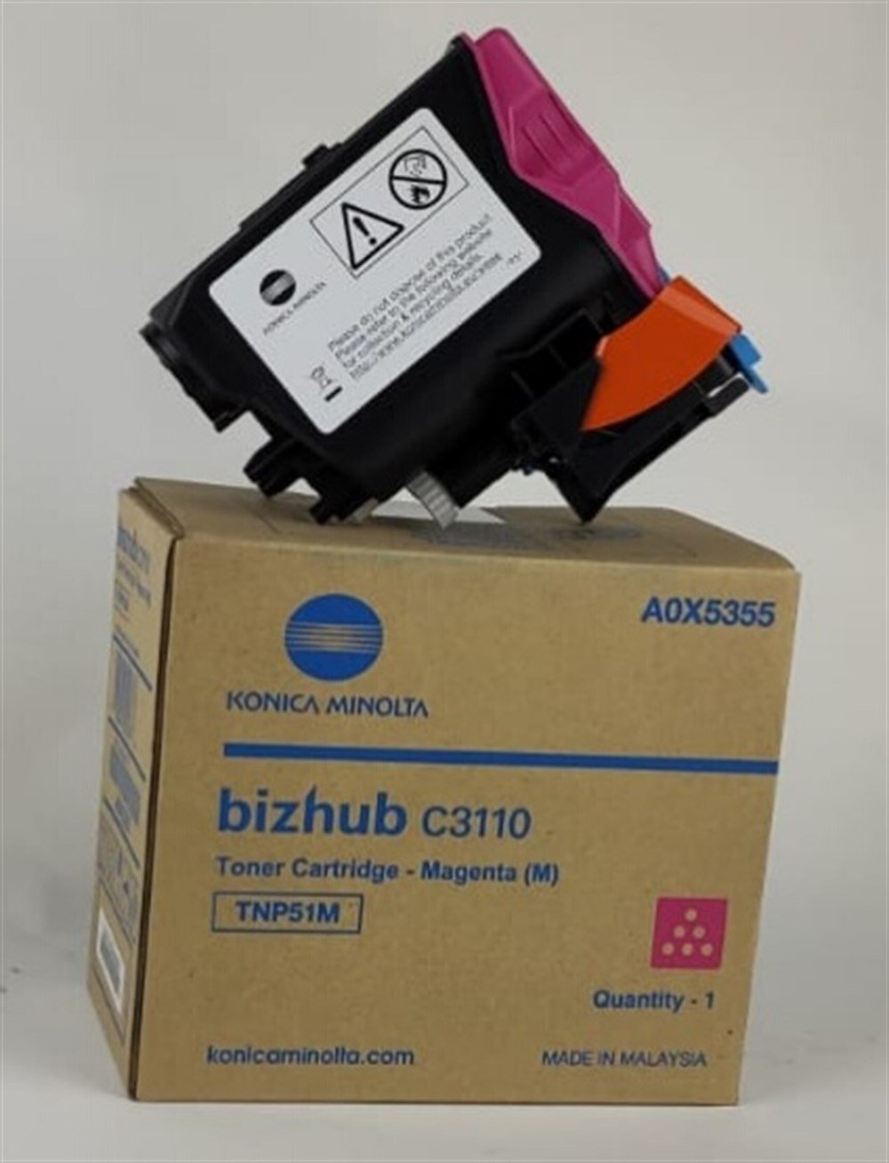 MINOLTA TNP 51 Magenta Toner Cartidge A0X5355   Bizhub C3110