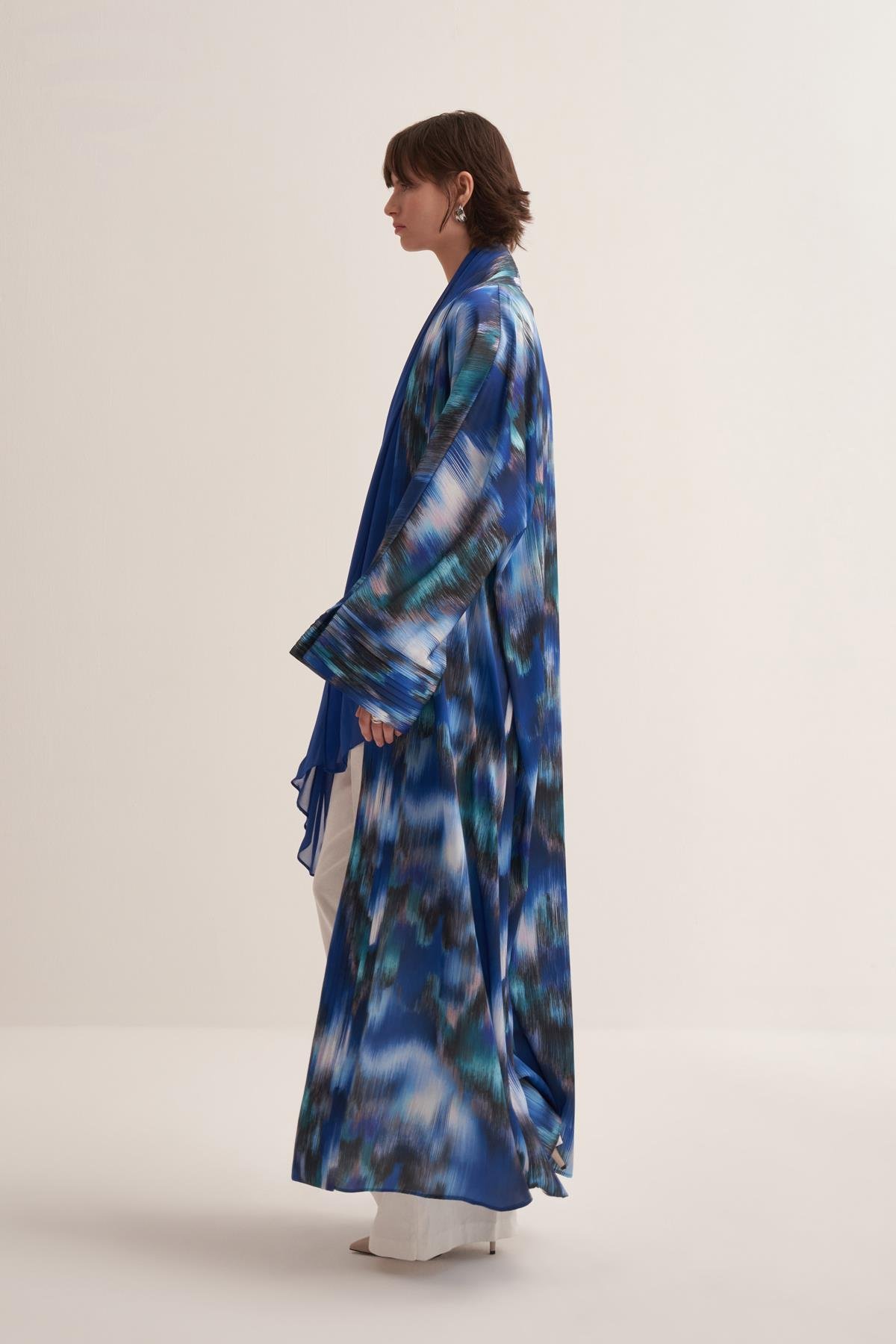 JULIE ABAYA & SCARF BLUE