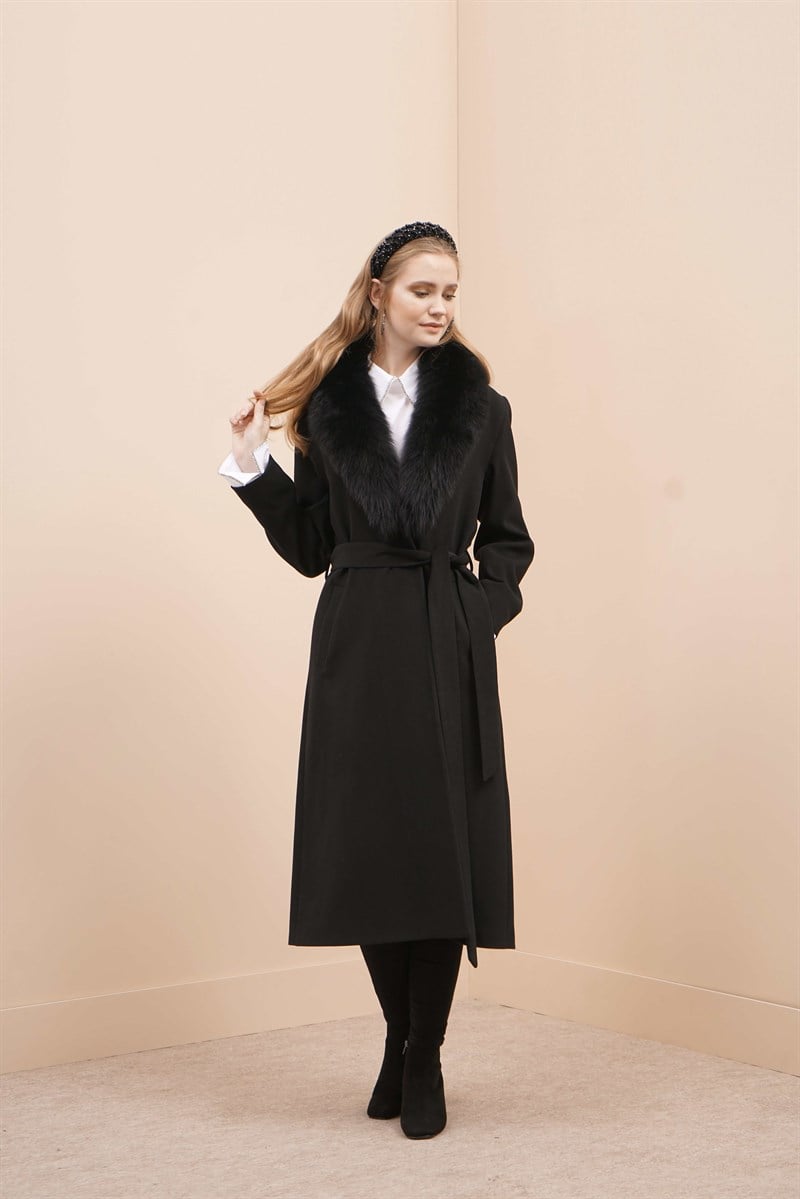 ORIGINAL COLLAR COAT - black
