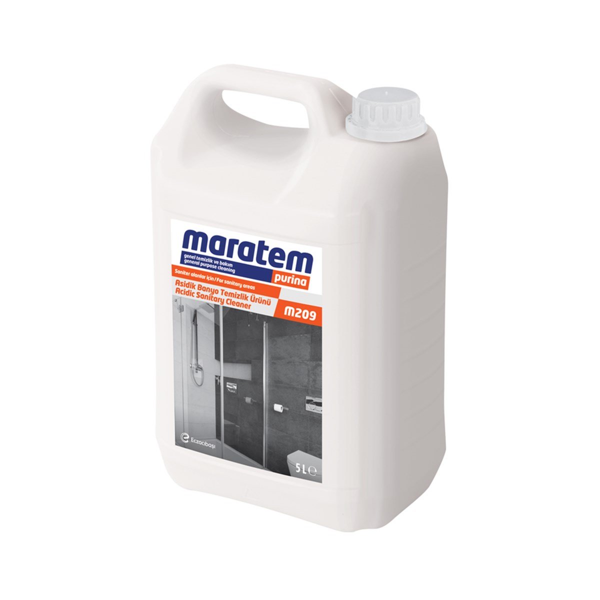 Maratem M209 Asidik Banyo Temizleme Ürünü 5 lt