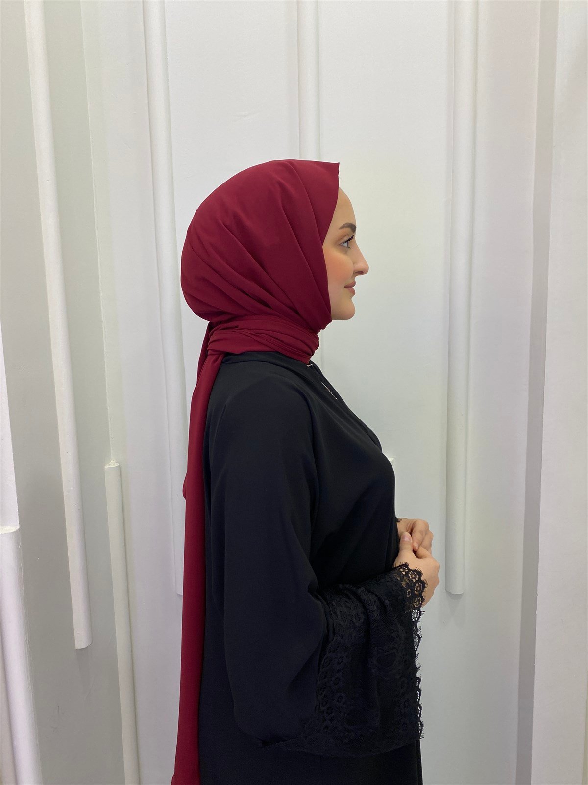 Şal - Bordo