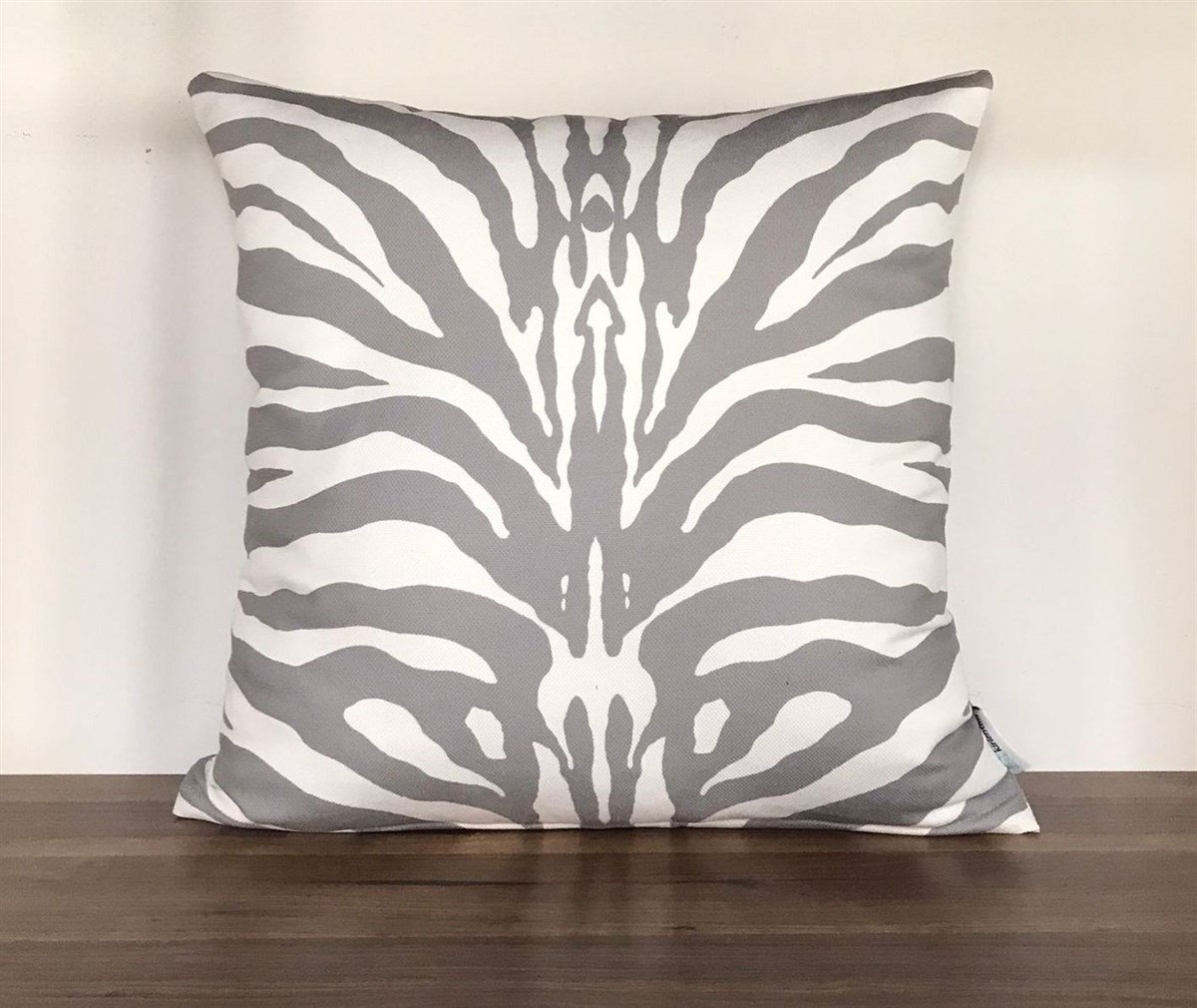 E714A GRİ-BEYAZ ZEBRA DESENLİ