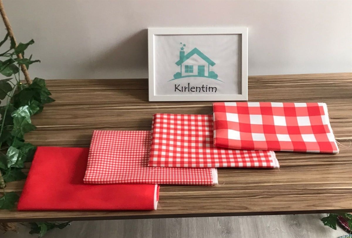 K983V9 MERCAN EKOSE KOMBİNİ KUMAŞ
