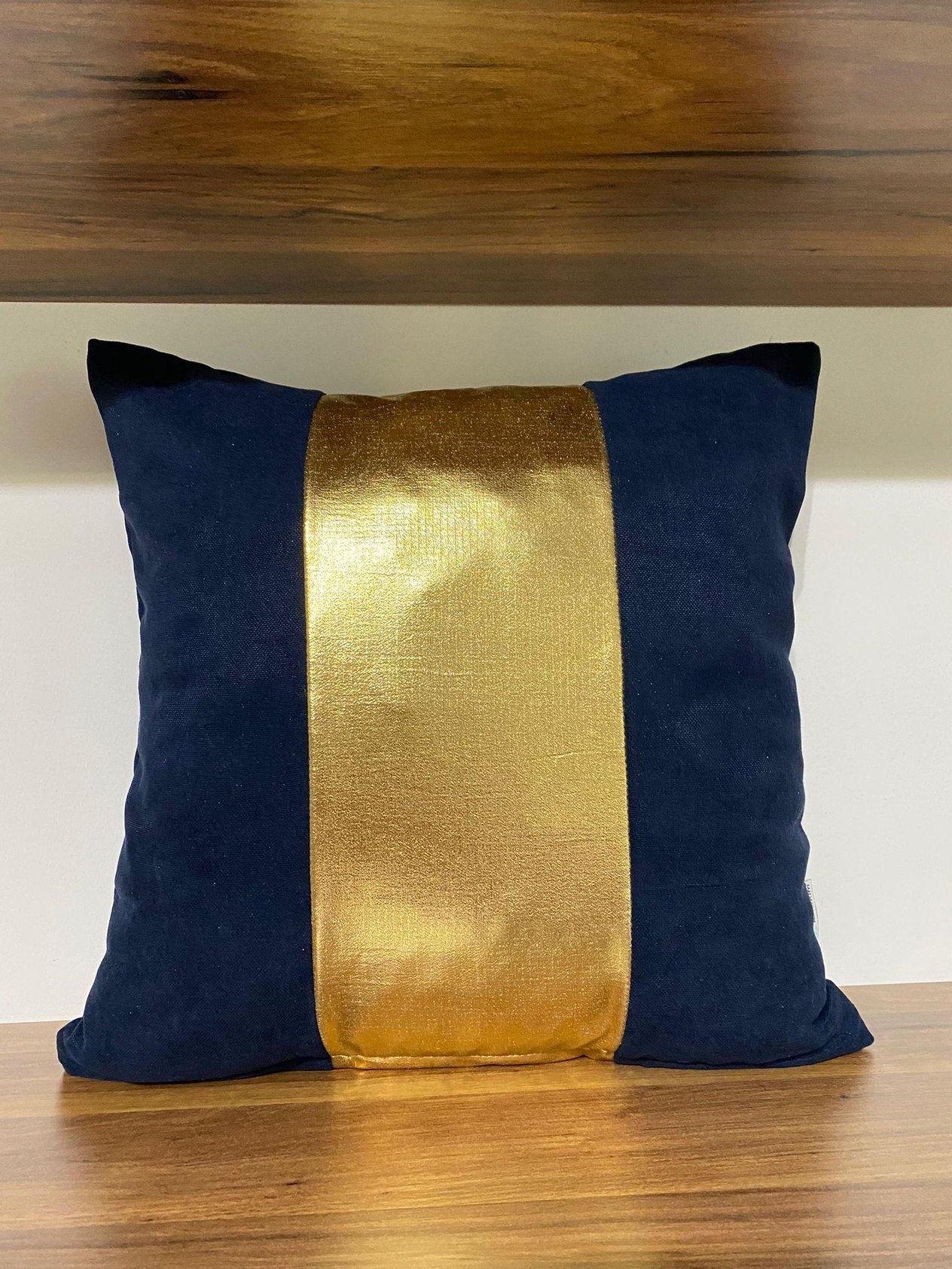 MAVİ ORTADA DÜZ GOLD VARAK BANT-4343 