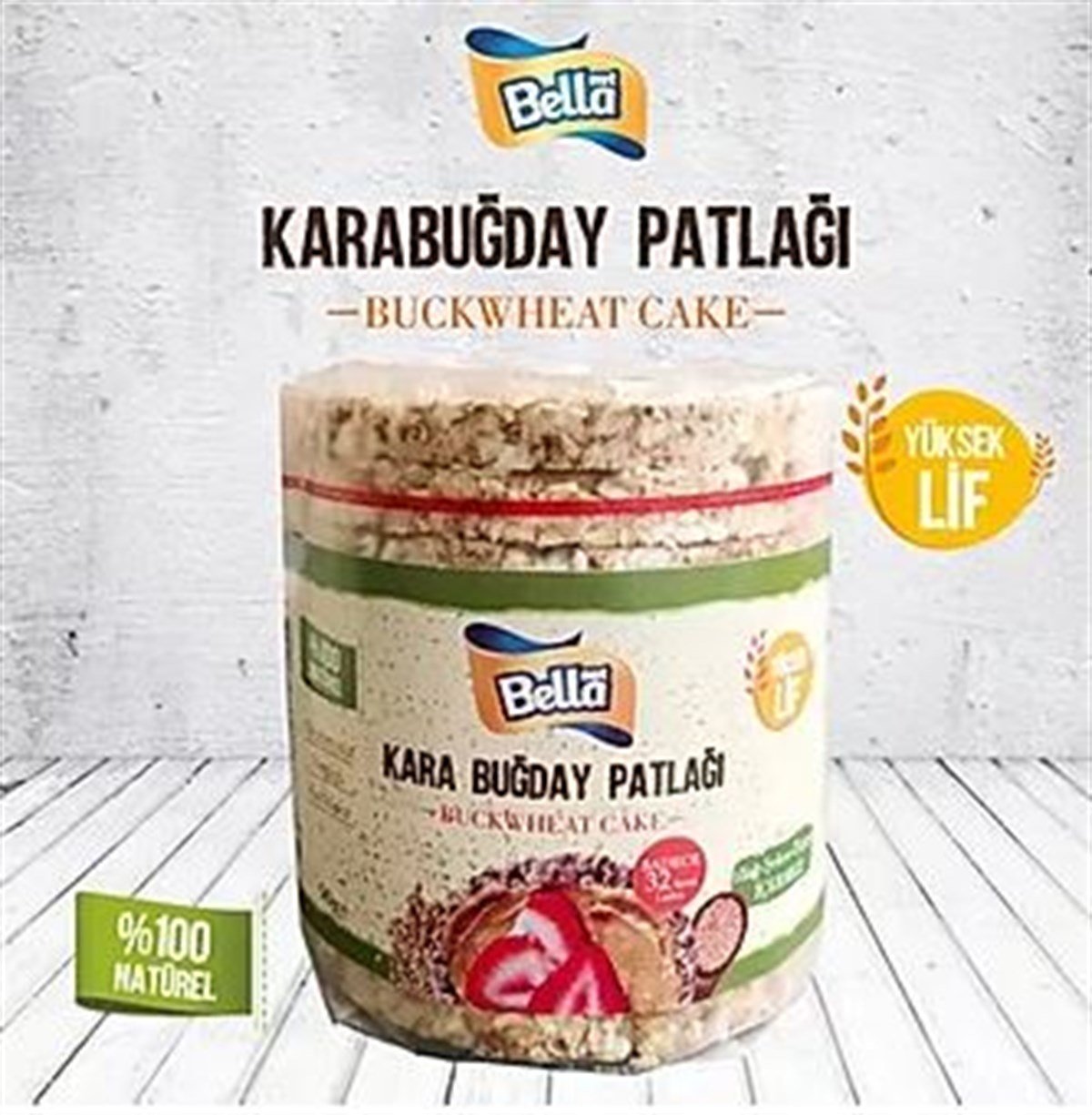 BellaNut Glutensiz Karabuğday Patlağı 90gGlutensiz Ürünler