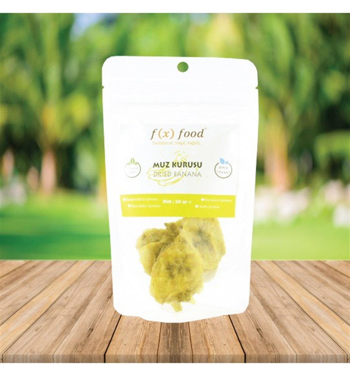 Fx Food Muz Kurusu (Kurutulmuş Muz) 20GrGlutensiz Ürünler