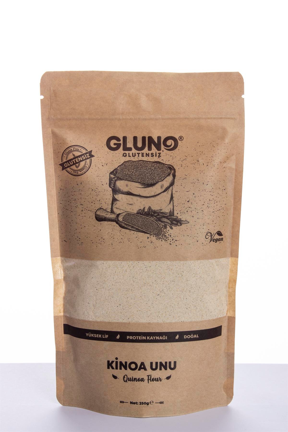 Gluno Glutensiz Kinoa Unu 250 grGlutensiz Ürünler