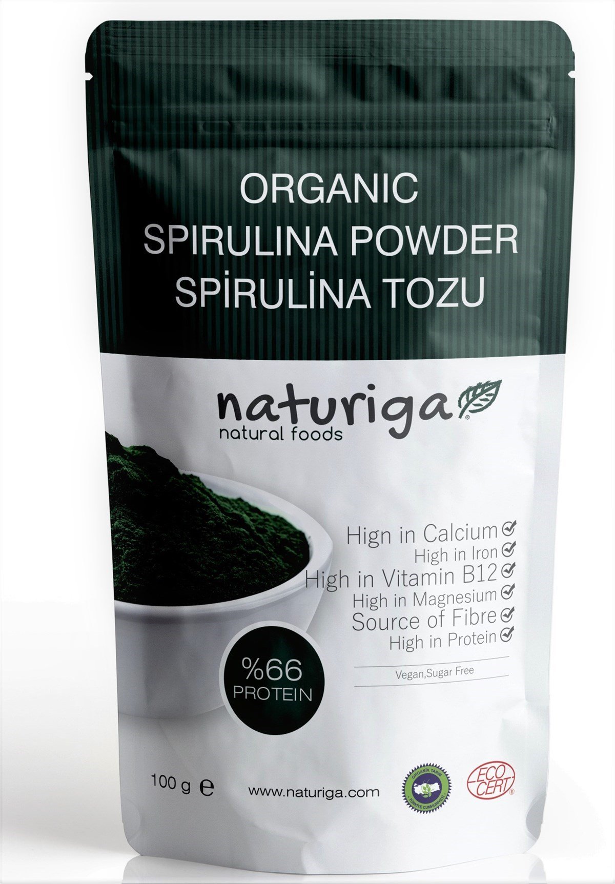 Naturiga Organik Spirulina Tozu 100 gr