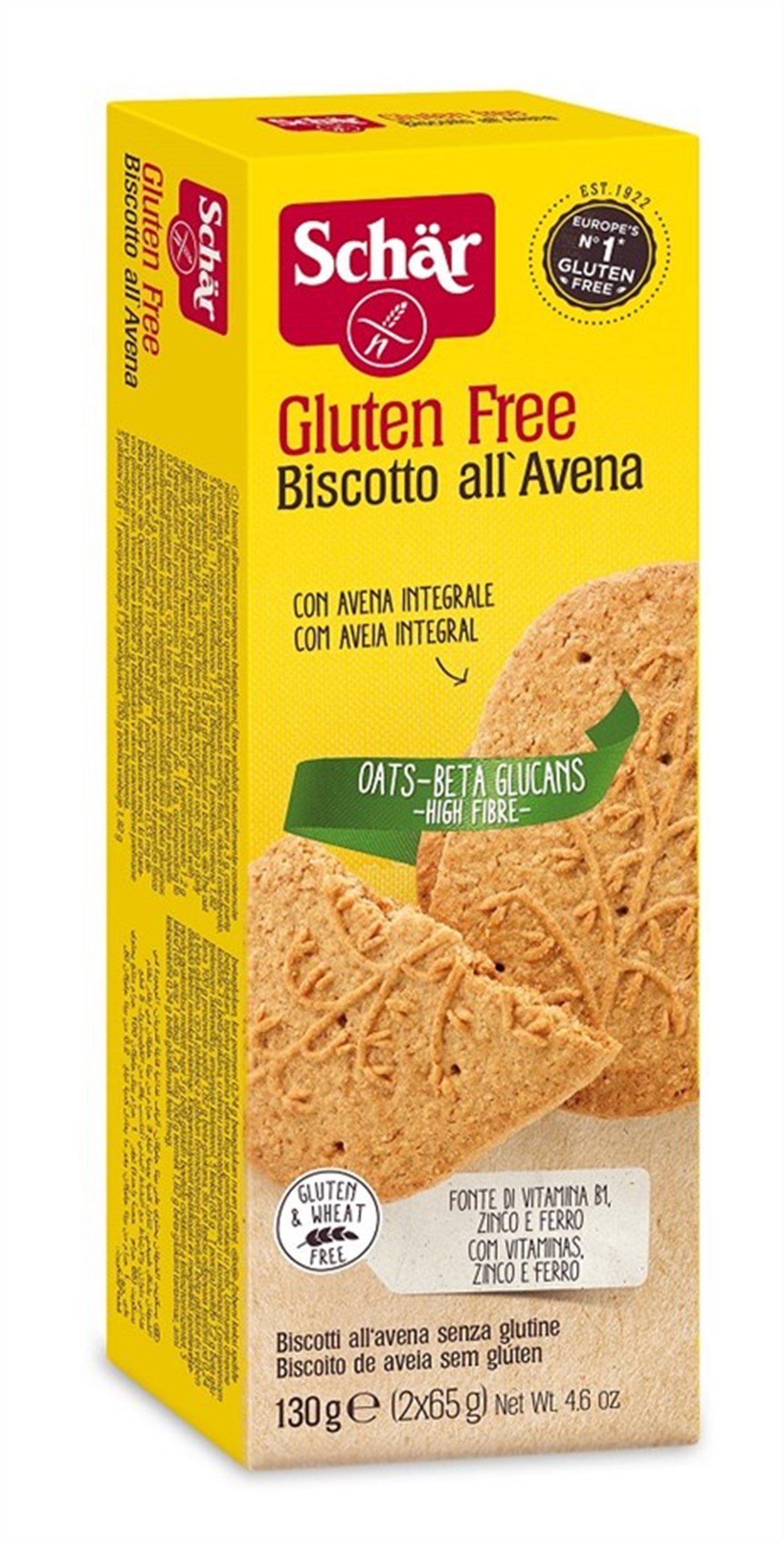 Schar Biscotto All Avena Glutensiz Yulaflı Bisküvi 130 g