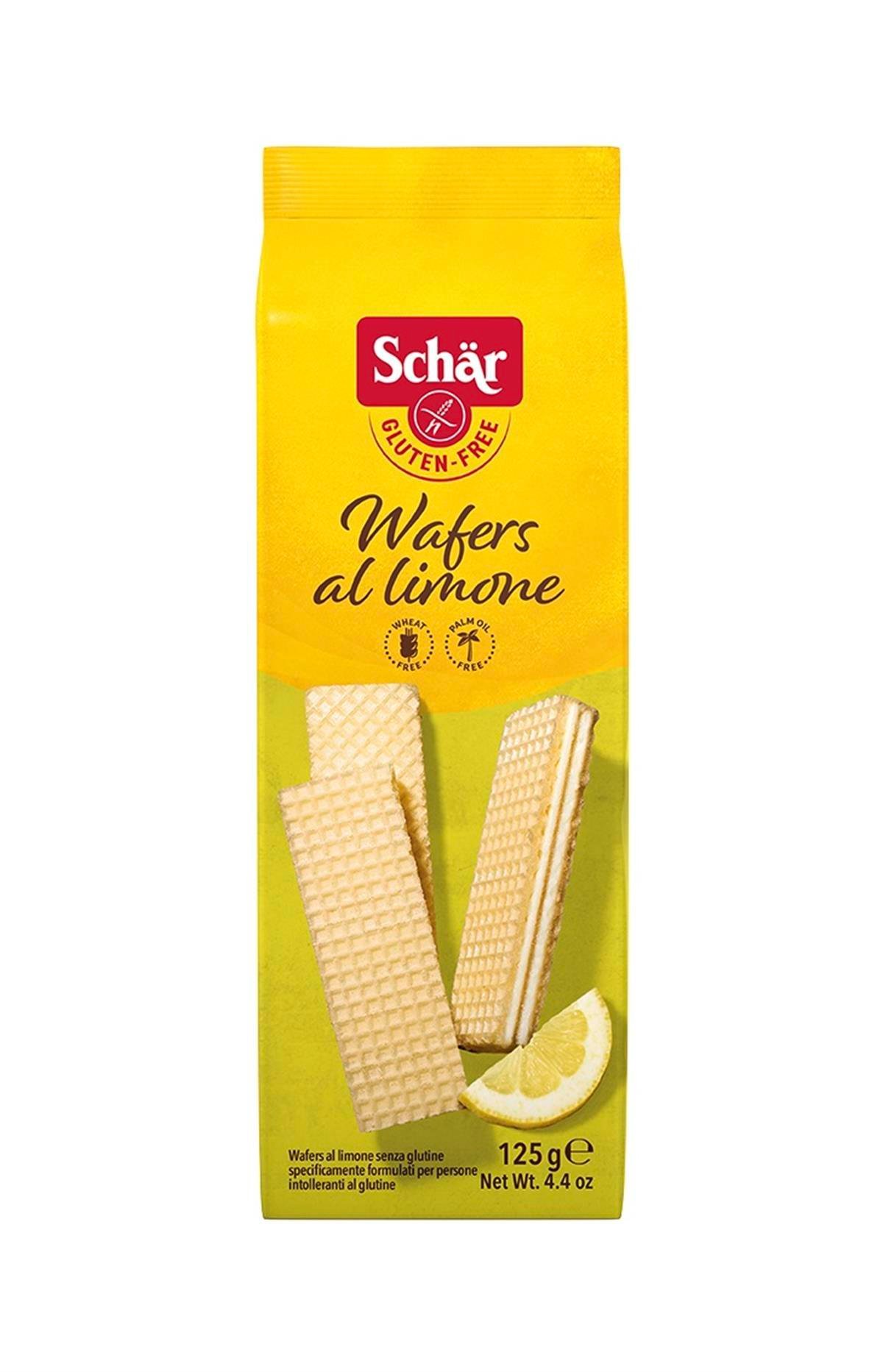 Schar Wafers Limonlu Gofret 125 grGlutensiz Ürünler