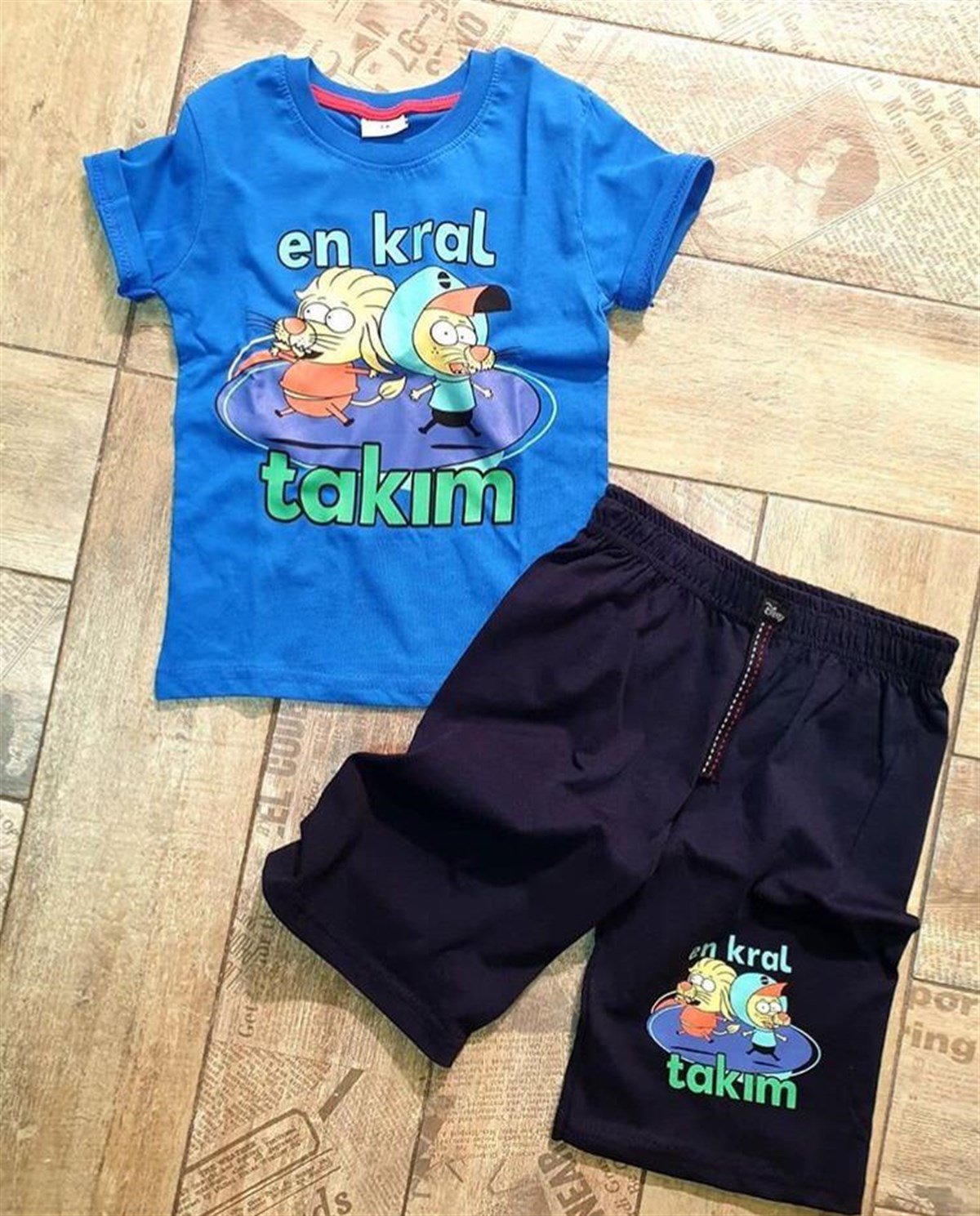 Kral Şakir Şortlu Takım Mavi