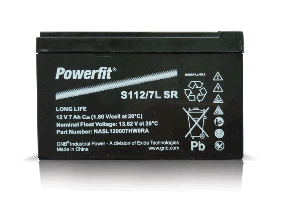 Powerfit S112/7L SR - 12V 7 Ah Akü