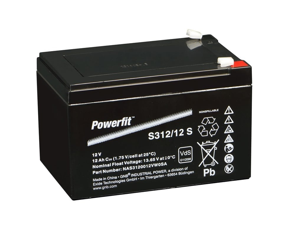 Powerfit S312/12S - 12V 12 Ah Akü