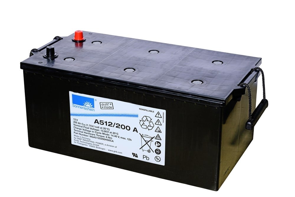 Sonnenschein A512/200A - 12V 200 Ah Akü
