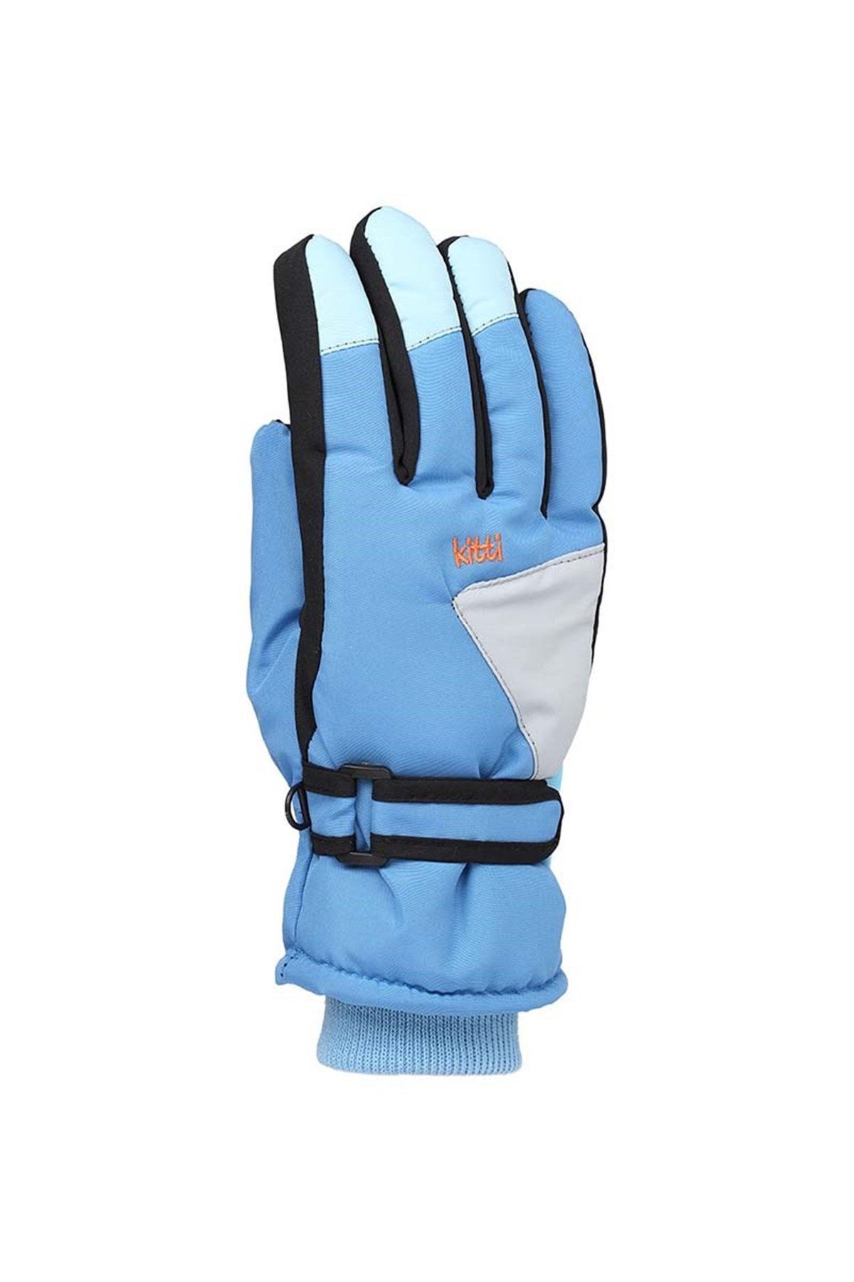  Erkek Çocuk Mavi Kar Eldiveni 9-15 Yaş - KR422-2