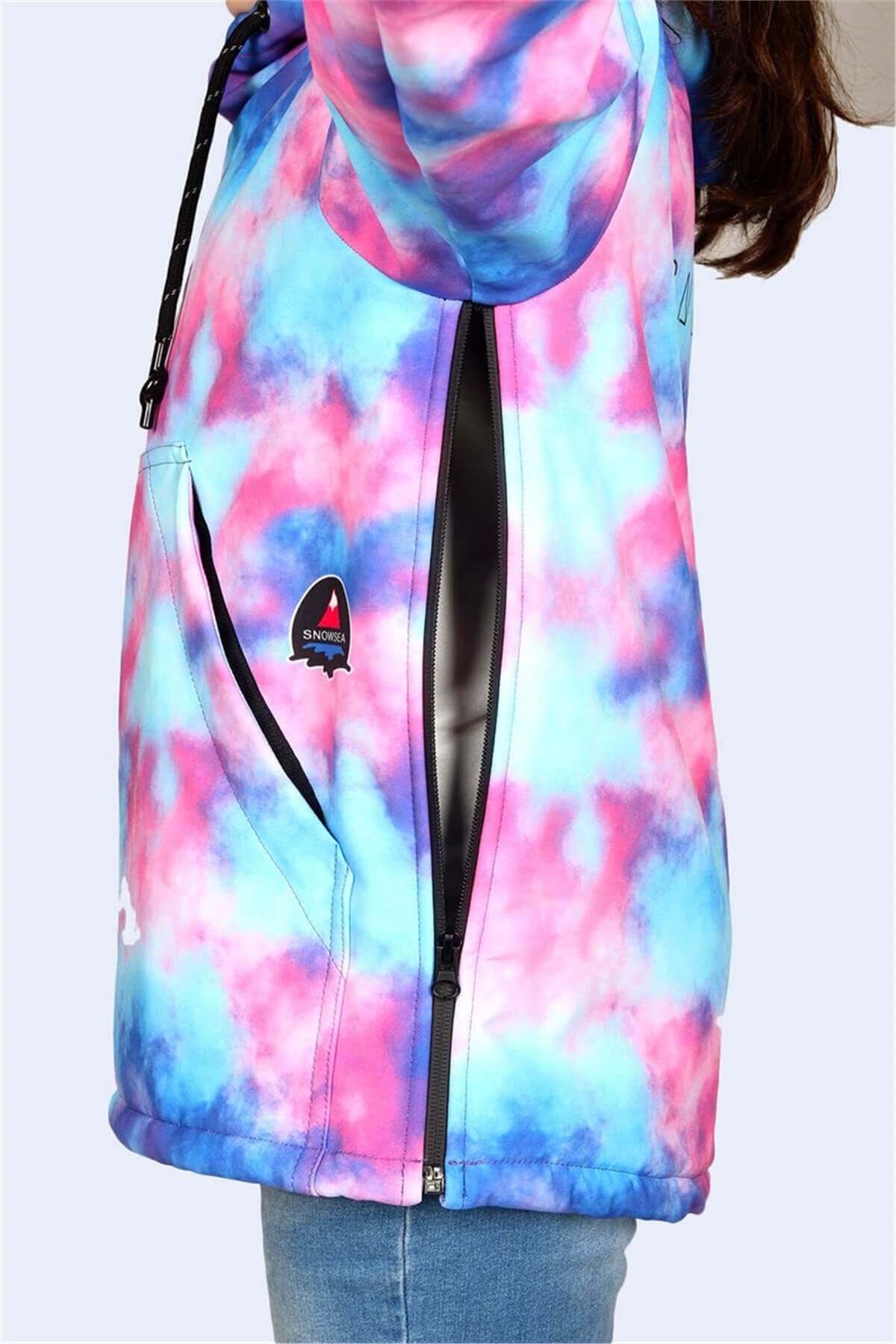  Snowsea Color Clouds Bayan Snowboard ve Kayak Montu / SS7623