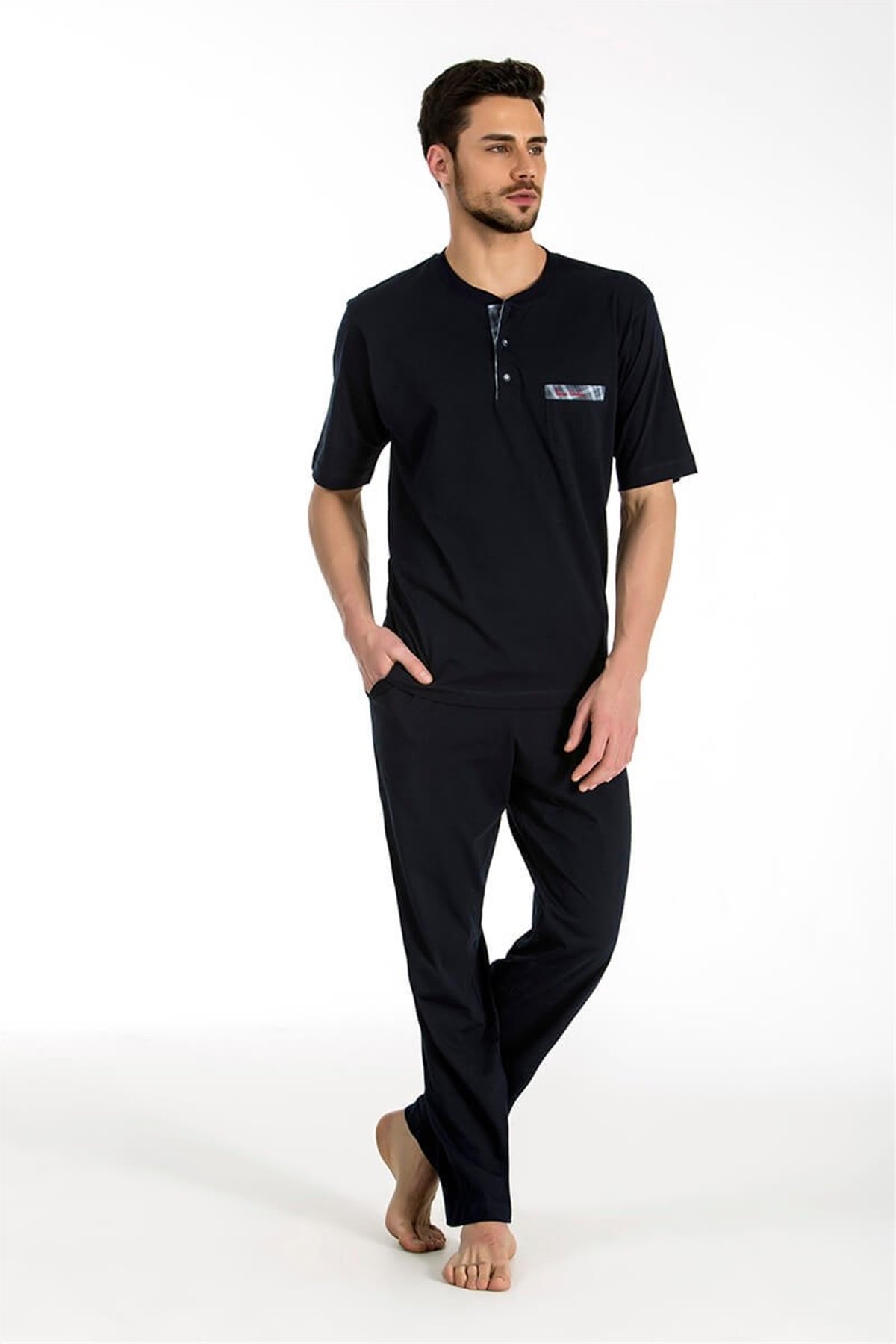 Erkek 3'lü Pijama Takımı Pierre Cardin 5397