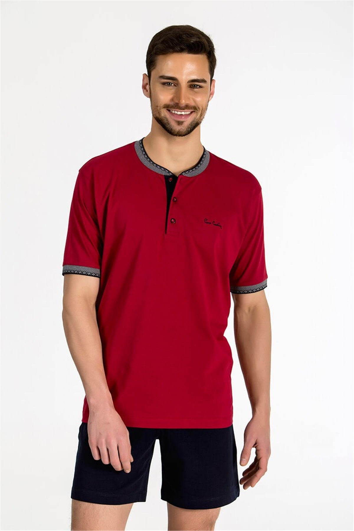 Erkek 3'lü Pijama Takımı Pierre Cardin 5394