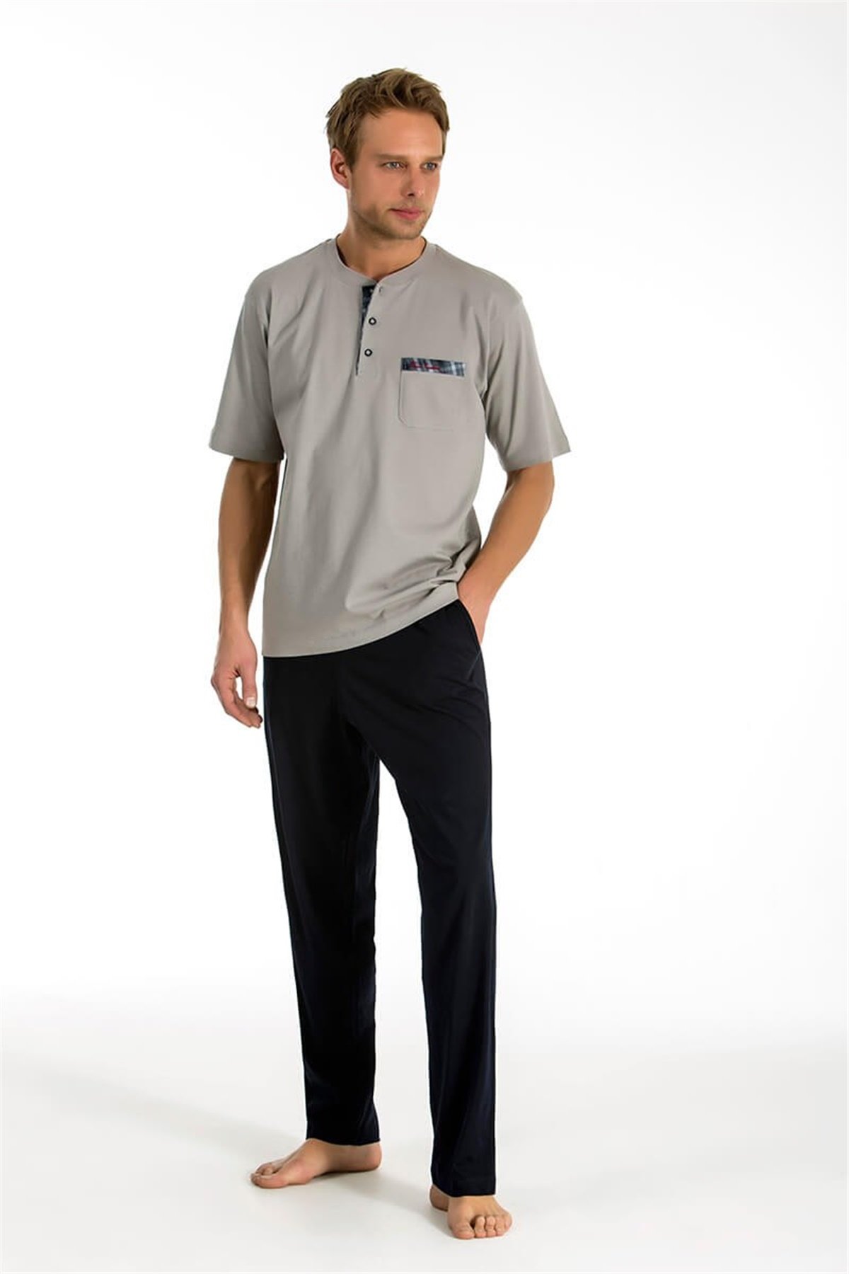 Erkek 3'lü Pijama Takımı Pierre Cardin 5397