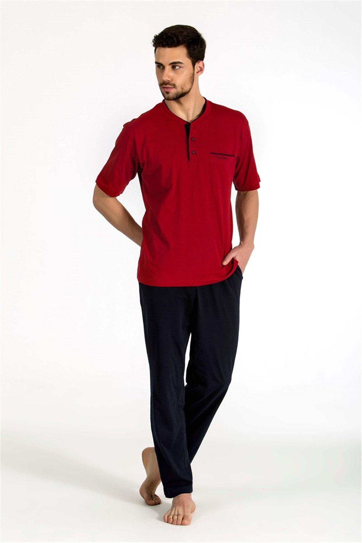 Erkek 3'lü Pijama Takımı Pierre Cardin 5370