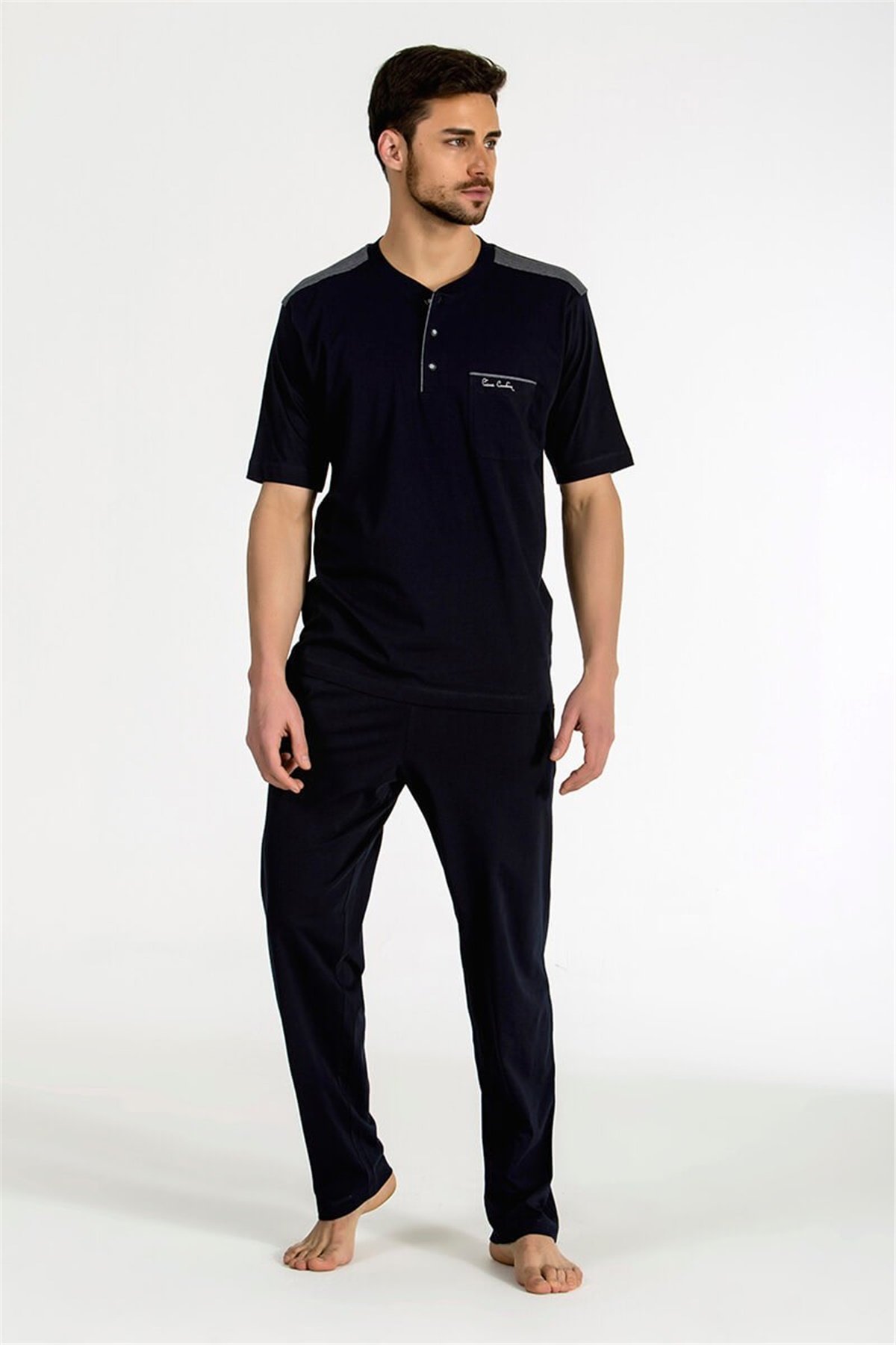 Erkek 3'lü Pijama Takımı Pierre Cardin 5395