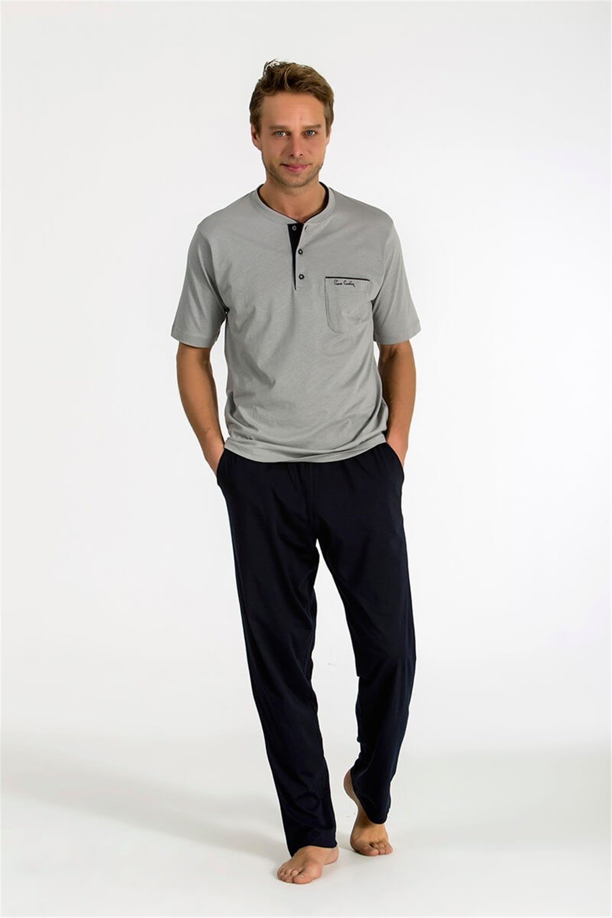 Erkek 3'lü Pijama Takımı Pierre Cardin 5370
