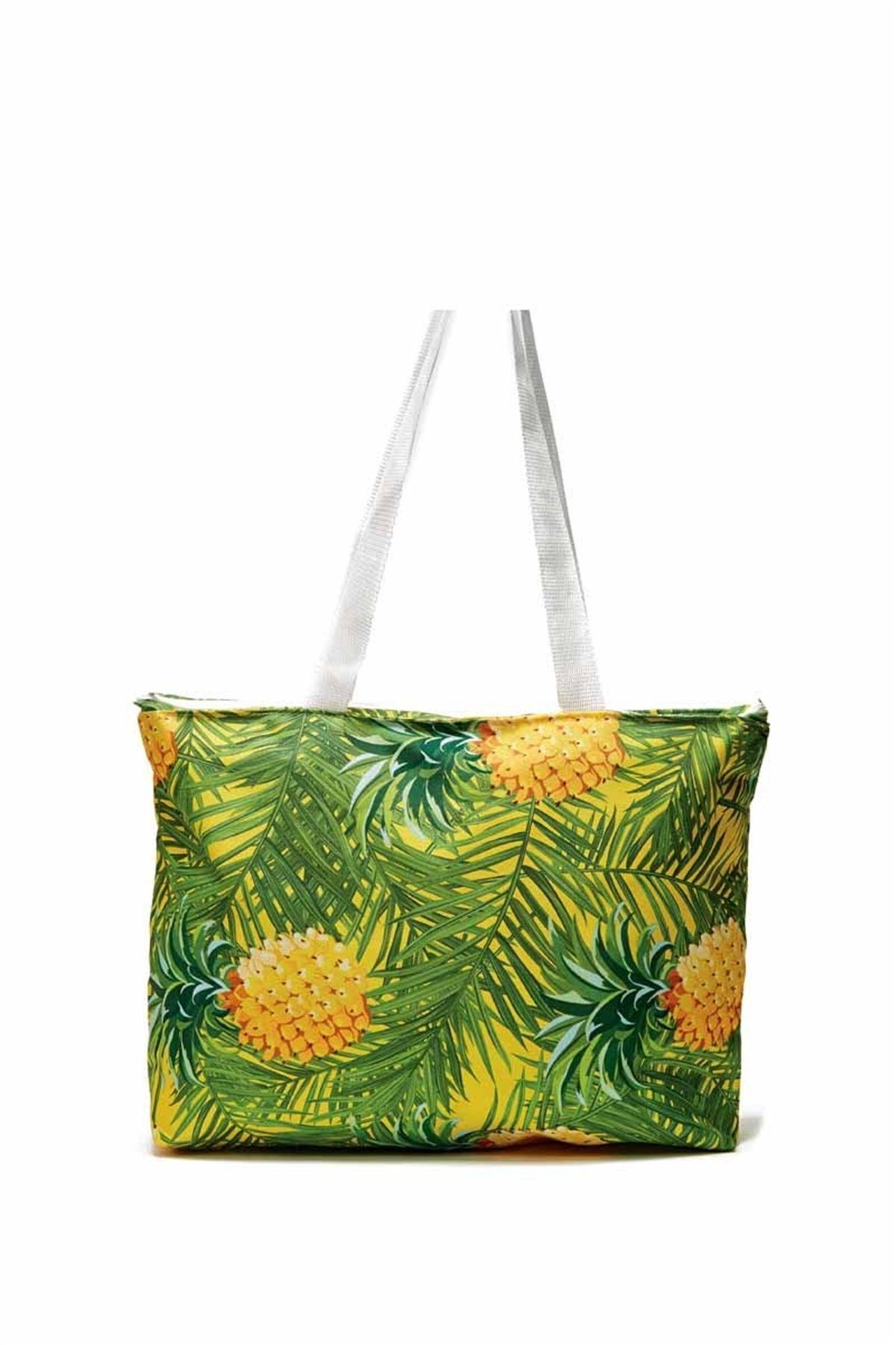 Akdeniz Serisi Tesettür Mayo Ananas Adesea 1204082 Sarı