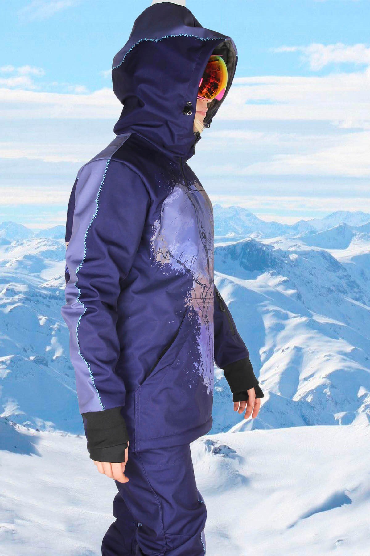 Always Be yourself Kayak Mont ve Pantolon Takımı Snowsea SS7952 Snowboard Pantolon ve Mont Takımı