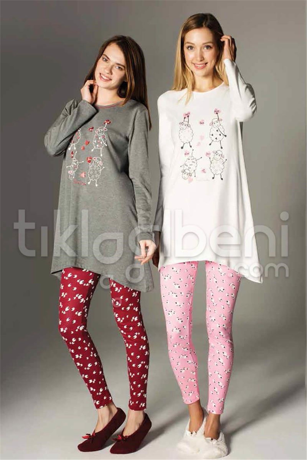Pierre Cardin 3010 Bayan Tunik Tayt Takım