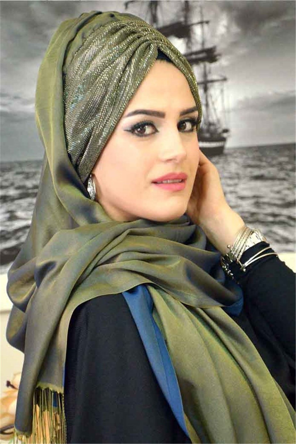 Bandana Haki Şal BND6036