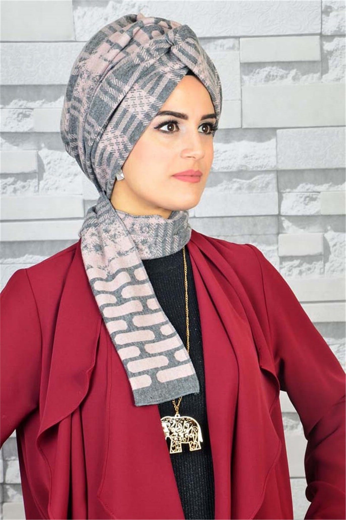 Bandana Pratik Bone Şal BN020