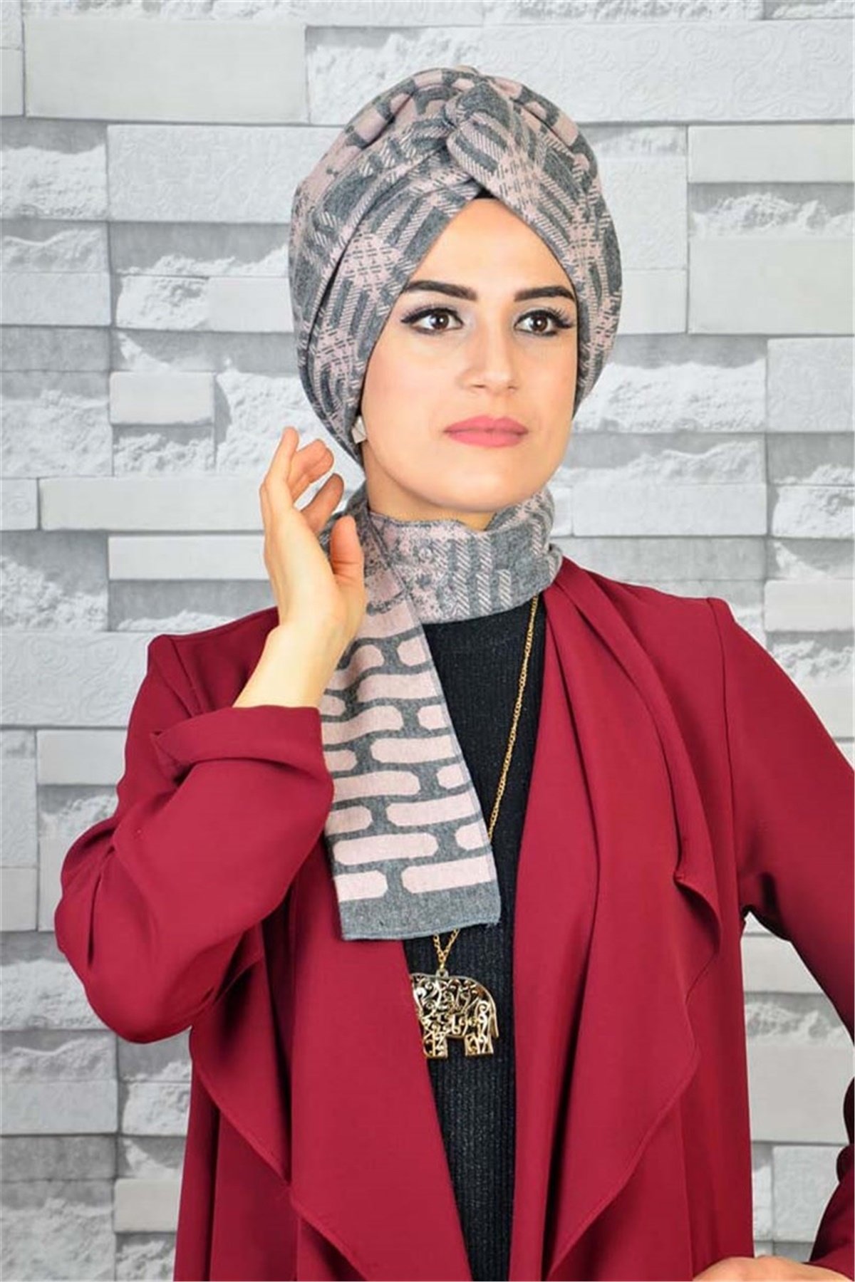 Bandana Pratik Bone Şal BN020