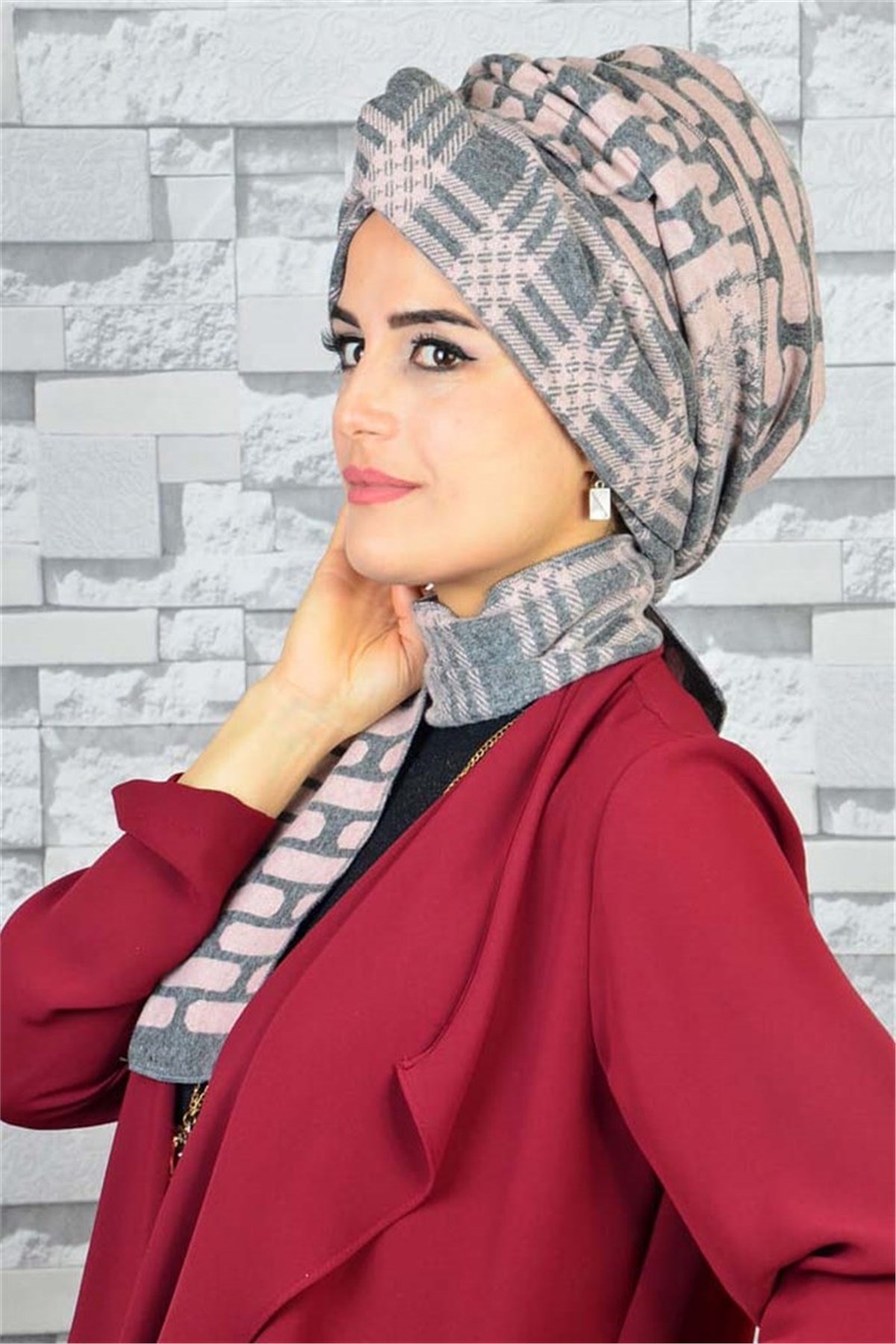 Bandana Pratik Bone Şal BN020