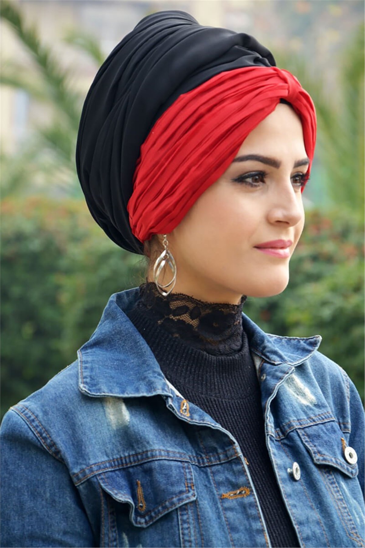 Bandana Pratik Hazır Şal Bone Şal BND058